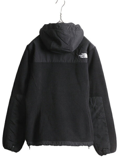 ノースフェイス フード付き デナリ ジャケット レディース S The North Face フリース ジャンパー ブルゾン パーカー アウトドア ブラック