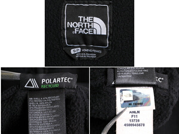 ノースフェイス フード付き デナリ ジャケット レディース S The North Face フリース ジャンパー ブルゾン パーカー アウトドア ブラック