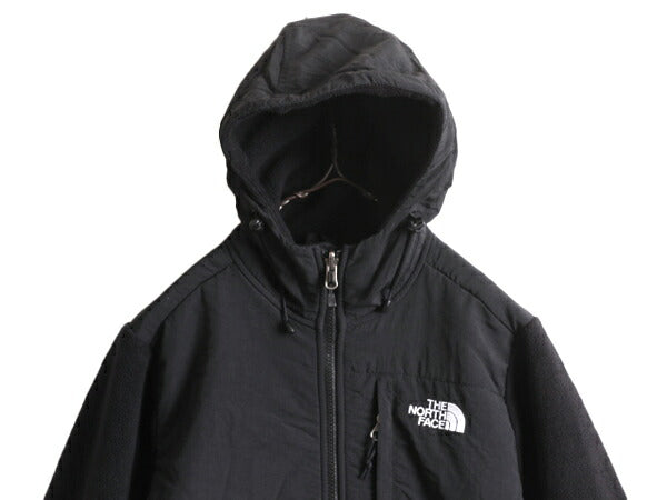 ノースフェイス フード付き デナリ ジャケット レディース S The North Face フリース ジャンパー ブルゾン パーカー アウトドア ブラック
