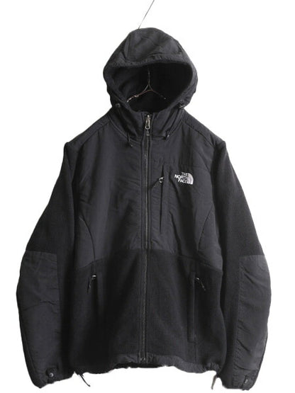 ノースフェイス フード付き デナリ ジャケット レディース S The North Face フリース ジャンパー ブルゾン パーカー アウトドア ブラック