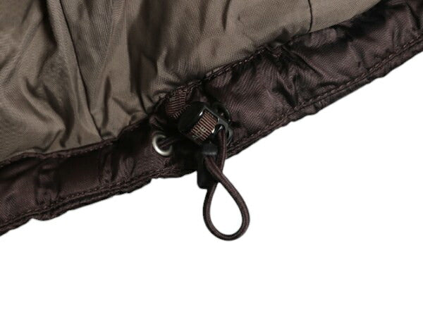 US企画 ノースフェイス ダウン ジャケット レディース M / 古着 The North Face キルティング ナイロン ブルゾン フルジップ 550フィル 茶