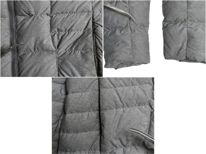 US企画 ノースフェイス ロング ダウン コート レディース M 古着 The North Face ジャケット 550フィル ナイロン パーカー キルティング 灰
