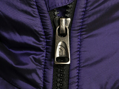 ノースフェイス ナイロン ダウン ジャケット ガールズ M レディース XS 程/ The North Face アウトドア フルジップ 550フィル ブルゾン 青