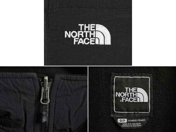 ノースフェイス デナリ ジャケット レディース S / The North Face DENALI アウトドア フリース ナイロン 黒 ジャンパー ブラック ブルゾン
