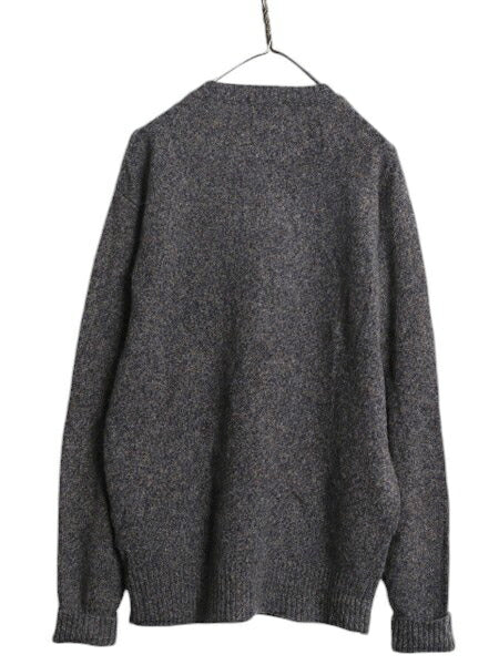 ペンドルトン シェットランド ウール ニット セーター メンズ L / 古着 PENDLETON クルーネック ミドルゲージ 洗濯可 無地 薄手 長袖ニット