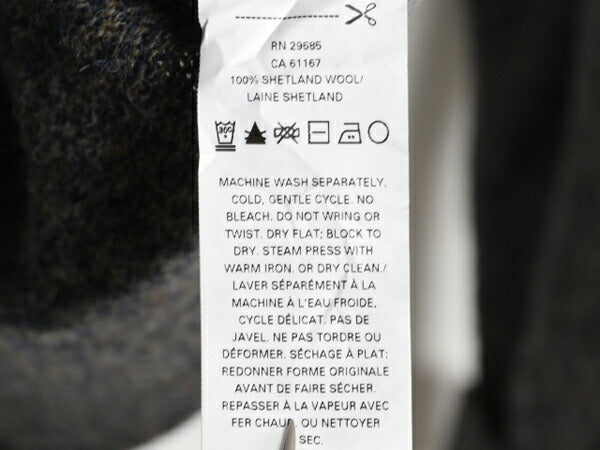 ペンドルトン シェットランド ウール ニット セーター メンズ L / 古着 PENDLETON クルーネック ミドルゲージ 洗濯可 無地 薄手 長袖ニット