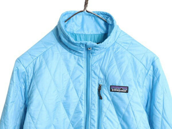 パタゴニア ナノ パフ プルオーバー レディース S / 古着 12年製 Patagonia ハーフジップ 中綿 ナイロン キルティング パッカブル ブルゾン
