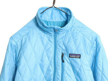 パタゴニア ナノ パフ プルオーバー レディース S / 古着 12年製 Patagonia ハーフジップ 中綿 ナイロン キルティング パッカブル ブルゾン