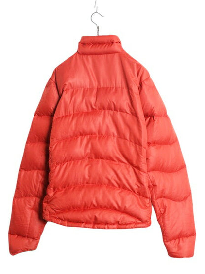 00s パタゴニア ナイロン ダウン ジャケット レディース L / 古着 04年製 オールド Patagonia 700フィル フルジップ ブルゾン ハイネック