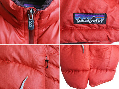 00s パタゴニア ナイロン ダウン ジャケット レディース L / 古着 04年製 オールド Patagonia 700フィル フルジップ ブルゾン ハイネック