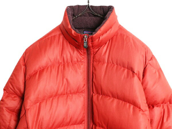 00s パタゴニア ナイロン ダウン ジャケット レディース L / 古着 04年製 オールド Patagonia 700フィル フルジップ ブルゾン ハイネック