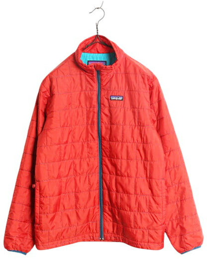 パタゴニア ナノパフ ジャケット キッズ XL レディース S / 16年製 Patagonia 中綿 ナイロン キルティング ブルゾン フルジップ パッカブル