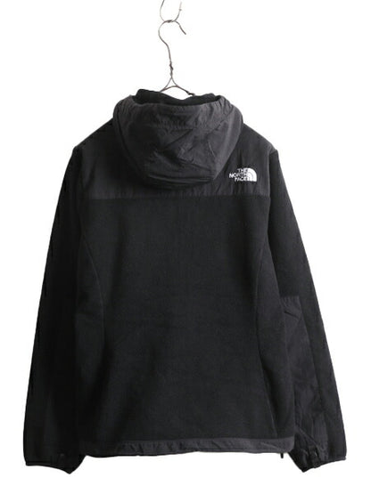 ノースフェイス フード付き デナリ ジャケット レディース S The North Face Denali フリース ジャンパー ブルゾン アウトドア パーカー 黒