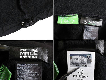 ノースフェイス フード付き デナリ ジャケット レディース S The North Face Denali フリース ジャンパー ブルゾン アウトドア パーカー 黒