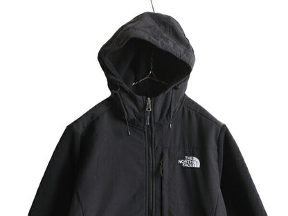 ノースフェイス フード付き デナリ ジャケット レディース S The North Face Denali フリース ジャンパー ブルゾン アウトドア パーカー 黒