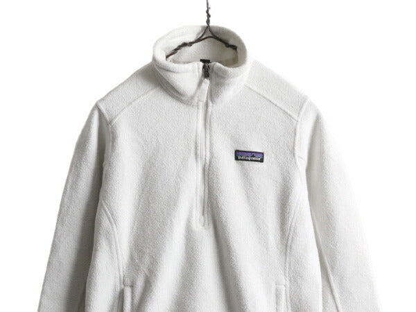 17年製 パタゴニア クラシック シンチラ マースピアル レディース S Patagonia フリース ジャケット プルオーバー ハーフジップ ハイネック