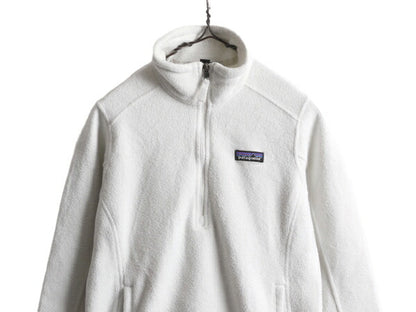 17年製 パタゴニア クラシック シンチラ マースピアル レディース S Patagonia フリース ジャケット プルオーバー ハーフジップ ハイネック