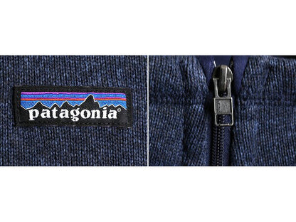18年製 パタゴニア ベターセーター ベスト レディース S / Patagonia フリース  セーター ニット 重ね着 フルジップ アウトドア 前開き 紺