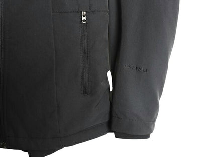 US企画 ノースフェイス ソフトシェル フード パーカー ジャケット レディース S The North Face 裏 フリース ハイネック ブルゾン ブラック