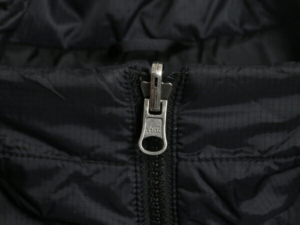 ノースフェイス 中綿 ナイロン ベスト レディース L / 古着 The North Face アウトドア 重ね着 フルジップ パッカブル ハイネック ブラック