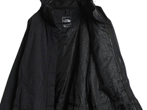 US企画 ノースフェイス HYVENT マウンテンパーカー ジャケット レディース M 古着 The North Face アウトドア ナイロン マンパ ブルゾン 黒