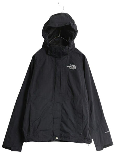 US企画 ノースフェイス HYVENT マウンテンパーカー ジャケット レディース M 古着 The North Face アウトドア ナイロン マンパ ブルゾン 黒