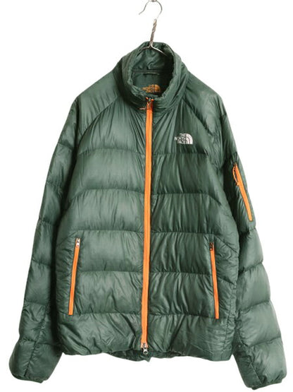 ノースフェイス サミット シリーズ ダウン ジャケット メンズ M / 古着 700フィル ナイロン キルティング パッカブル ブルゾン フルジップ