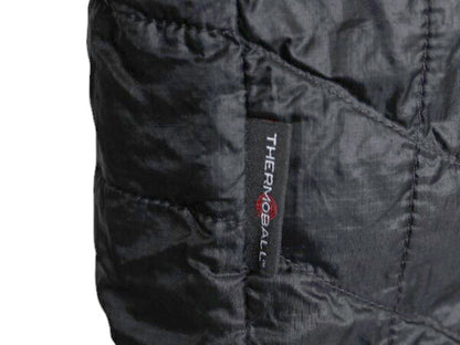 US企画 ノースフェイス 中綿 キルティング ナイロン ベスト メンズ L / The North Face 前開き 重ね着 サーモボール パッカブル ブラック