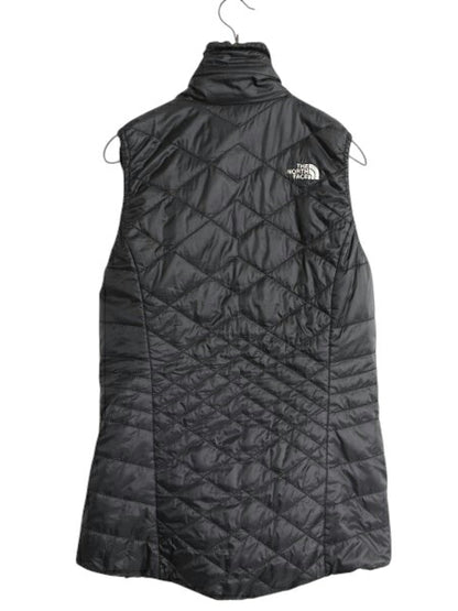US企画 ノースフェイス フルジップ リバーシブル ベスト レディース XS The North Face アウトドア ハイ パイル フリース 中綿 ナイロン 黒