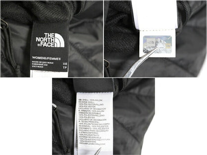 US企画 ノースフェイス フルジップ リバーシブル ベスト レディース XS The North Face アウトドア ハイ パイル フリース 中綿 ナイロン 黒