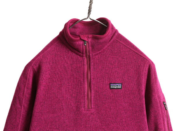 11年製 パタゴニア ベターセーター 1/4 ジップネック レディース M Patagonia アウトドア フリース ジャケット プルオーバー ハーフジップ