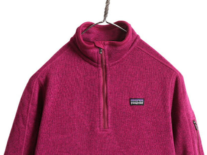 11年製 パタゴニア ベターセーター 1/4 ジップネック レディース M Patagonia アウトドア フリース ジャケット プルオーバー ハーフジップ