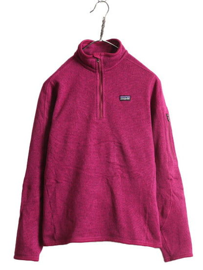 11年製 パタゴニア ベターセーター 1/4 ジップネック レディース M Patagonia アウトドア フリース ジャケット プルオーバー ハーフジップ