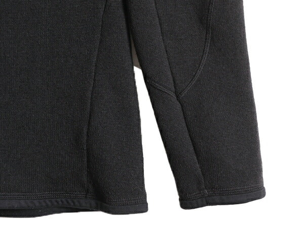 14年製 パタゴニア ベターセーター 1/4 ジップネック レディース S / Patagonia アウトドア フリース ジャケット ニット プルオーバー 黒