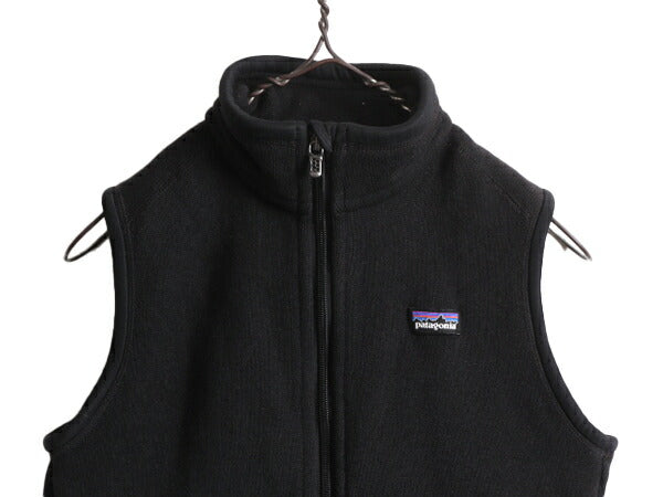 15年製 パタゴニア ベターセーター ベスト レディース M / Patagonia フリース ニット セーター 重ね着 前開き アウトドア ジップアップ 黒