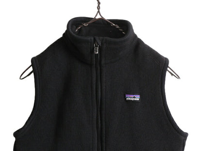 15年製 パタゴニア ベターセーター ベスト レディース M / Patagonia フリース ニット セーター 重ね着 前開き アウトドア ジップアップ 黒