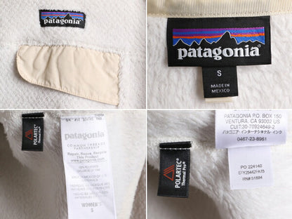 15年製 パタゴニア リツール スナップT プルオーバー ジャケット レディース S / 古着 Patagonia アウトドア パイル フリース ブルゾン 白