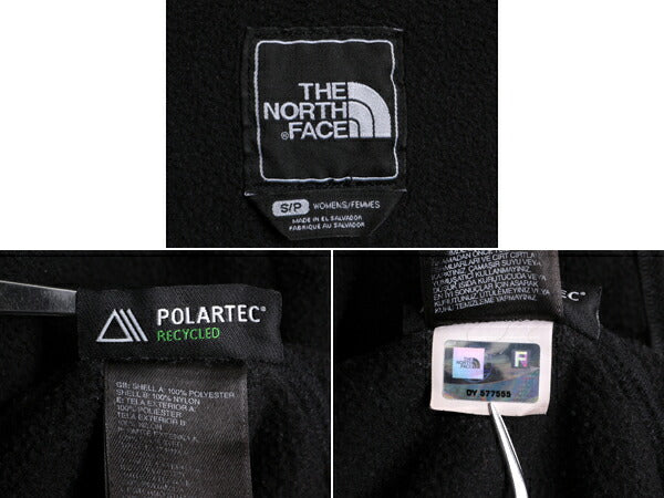 ノースフェイス デナリ ジャケット レディース S / The North Face DENALI アウトドア フリース ナイロン ブラック ジャンパー ブルゾン 黒