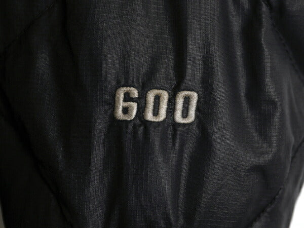 90s ノースフェイス ナイロン ダウン ジャケット レディース S 古着 オールド The North Face 600フィル ジャンパー キルティング ブラック