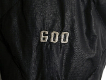 90s ノースフェイス ナイロン ダウン ジャケット レディース S 古着 オールド The North Face 600フィル ジャンパー キルティング ブラック
