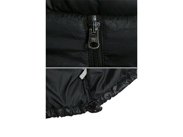 90s ノースフェイス ヌプシ ダウン ジャケット メンズ XL オールド The North face NUPTSE 700フィル ブルゾン 大きいサイズ 収納フード 黒
