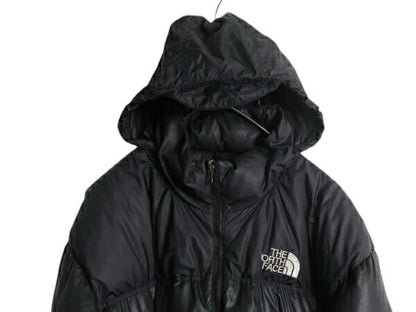 90s ノースフェイス ヌプシ ダウン ジャケット メンズ XL オールド The North face NUPTSE 700フィル ブルゾン 大きいサイズ 収納フード 黒