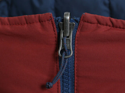 パタゴニア リバーシブル ナイロン ダウン ベスト メンズ L 程/ 18年製 古着 Patagonia アウトドア フルジップ ハイネック 重ね着 ツートン