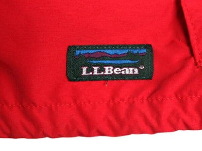 90s エルエルビーン ナイロン パーカー ジャケット レディース L メンズ M 程 オールド LLBean フルジップ ハイネック アノラック ツートン
