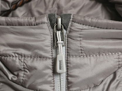パタゴニア ナノ パフ ベスト レディース XS / 18年製 Patagonia 中綿 キルティング ナイロン フルジップ アウトドア パッカブル 企業物 灰