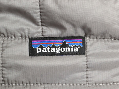 パタゴニア ナノ パフ ベスト レディース XS / 18年製 Patagonia 中綿 キルティング ナイロン フルジップ アウトドア パッカブル 企業物 灰