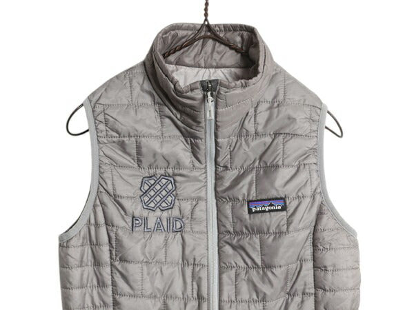 パタゴニア ナノ パフ ベスト レディース XS / 18年製 Patagonia 中綿 キルティング ナイロン フルジップ アウトドア パッカブル 企業物 灰