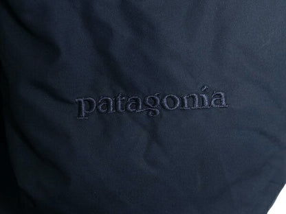 パタゴニア ロング ダウン コート レディース M / 15年製 Patagonia 700フィル ジャケット アウトドア フルジップ ブルゾン ハイネック 紺