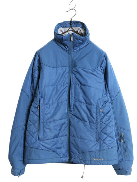 パタゴニア パフ ライダー ジャケット レディース S / 06年製 Patagonia 中綿 ナイロン フルジップ ハイネック ブルゾン 防寒 ワンポイント