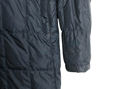 US企画 ノースフェイス ロング ダウン コート レディース M / The North Face アウトドア パーカー ジャケット キルティング 600フィル 紺